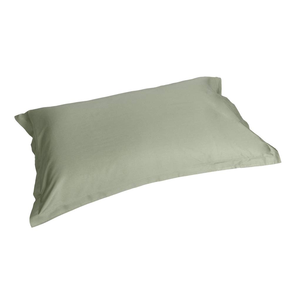 fazzini-trecento-coppia-federe-52x82-verde-in-raso-di-cotone image 1