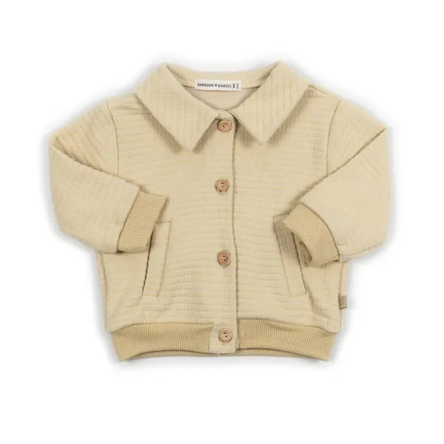 bamboom-giacca-bimbo-squares-almond-cream-273-in-pile image 1