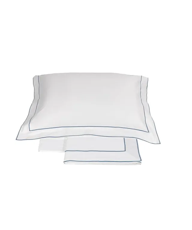 fazzini-isola-completo-lenzuola-2-piazze-bianco-blu-islcobo-5 image 1