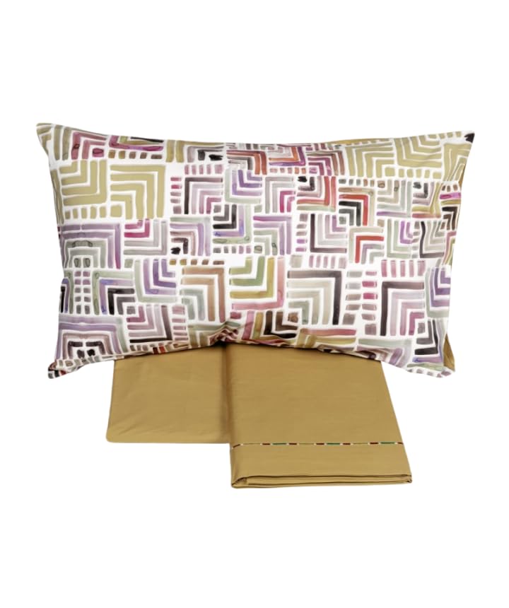 fazzini-geometrie-completo-letto-1-piazza-e-mezza-ocra image 3