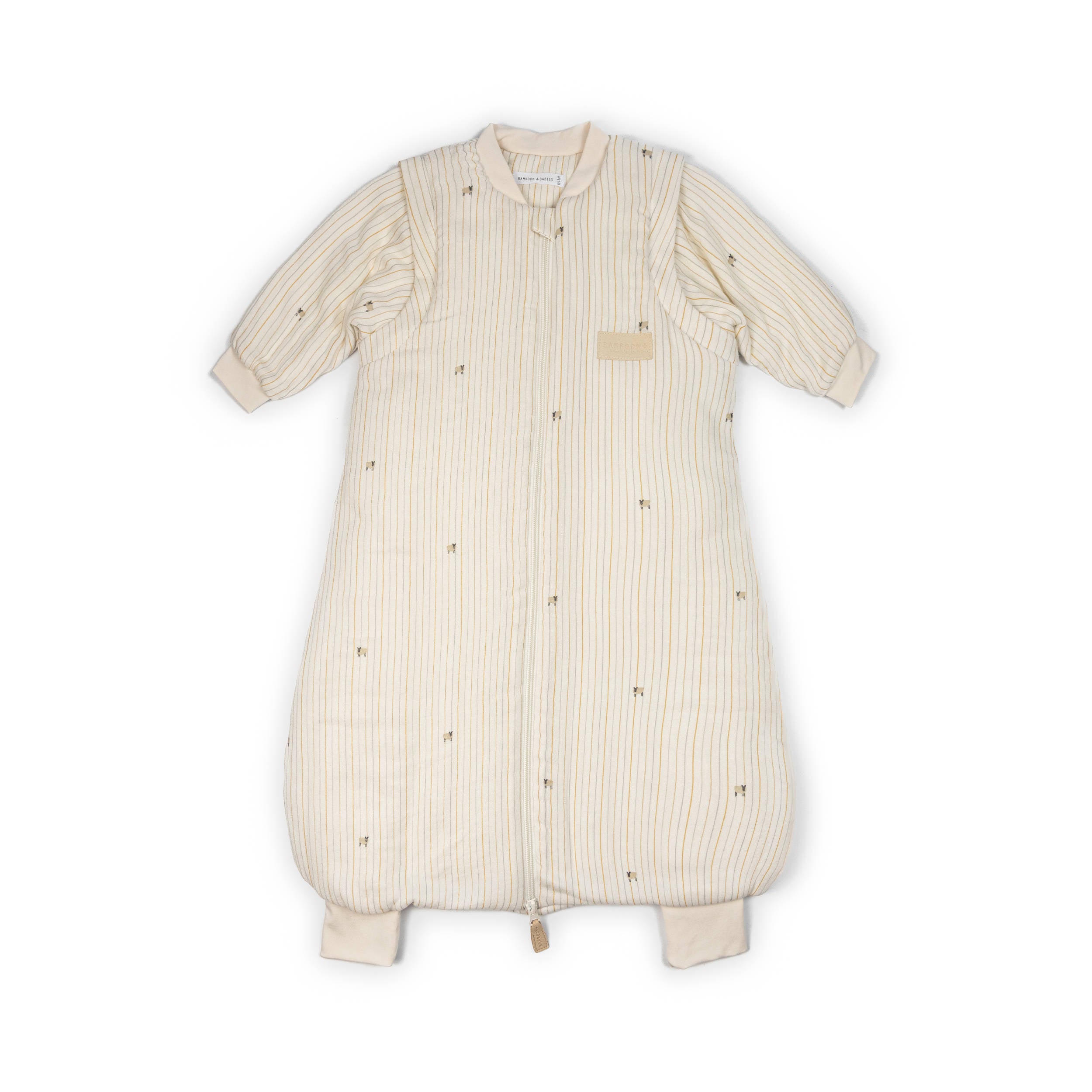 bamboom-sacco-nanna-neonato-mini-6-18m-tog-2-7-con-maniche-e-piedini-farm-stripe image 1