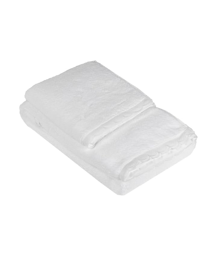 fazzini-castello-coppia-ospite-e-asciugamano-bianco-cascopp-aa image 1
