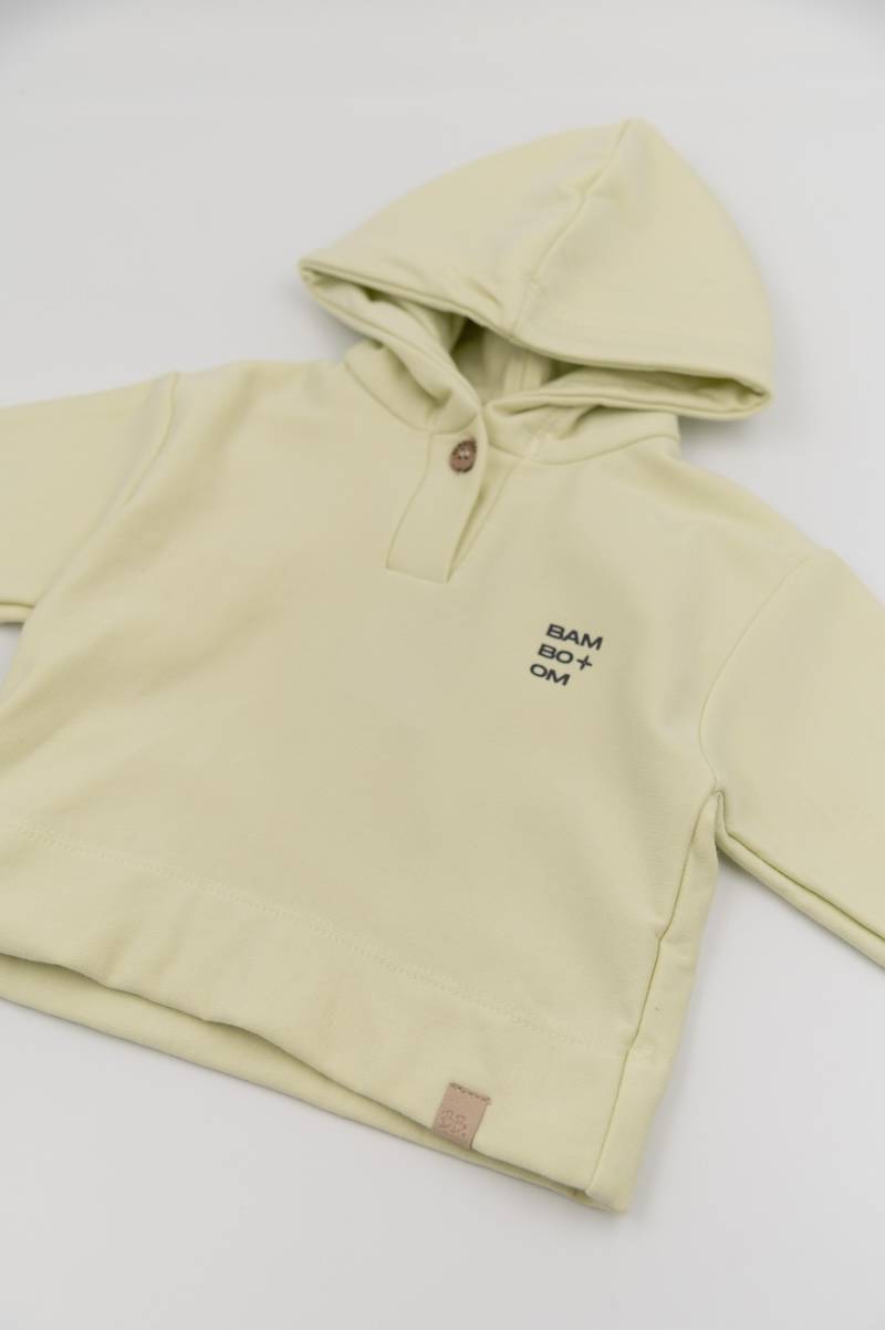 bamboom-lime-120-hoodie-con-stampa-logo-cod-853 image 3