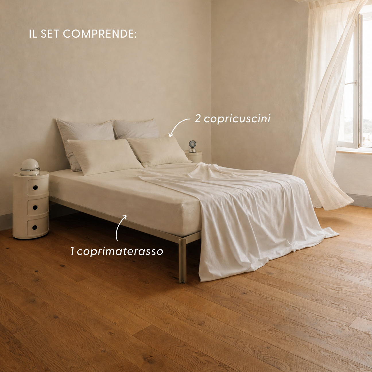 dalfilo-set-coprimaterasso-2-copricuscini-idrorepellente-antiacaro image 2