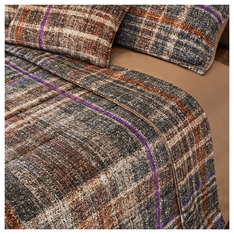 fazzini-tartan-cuscino-arredo-30x50-cm-rosso-purple image 4