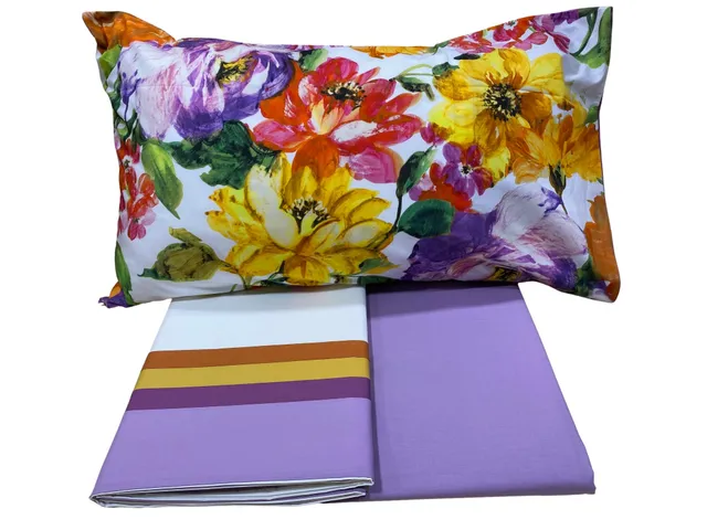 fazzini-jardin-majorelle-completo-lenzuola-2-piazze-percalle-multicolor image 1