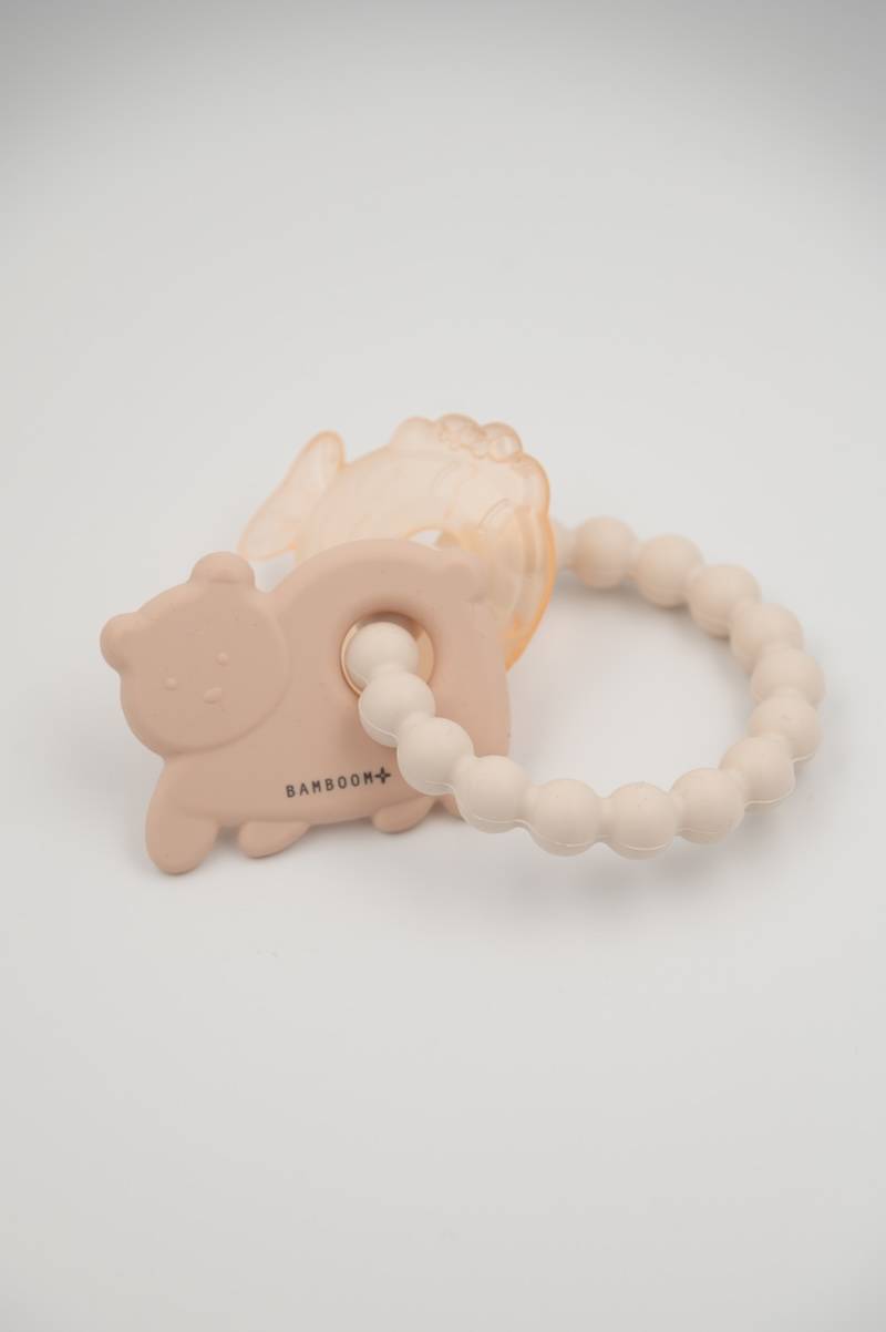 bamboom-massaggiagengive-orso-e-pesce-soft-pink-17-silicone image 2