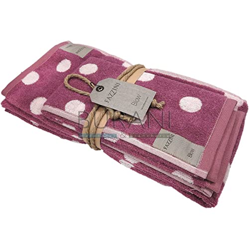 fazzini-pois-coppia-ospite-e-asciugamano-purple-poicopp-277 image 2