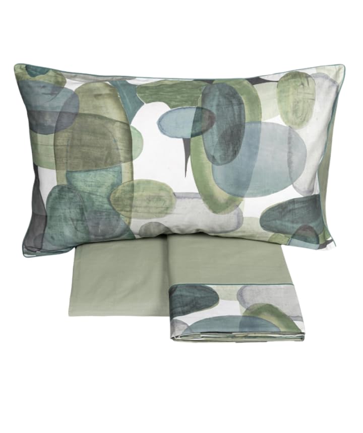 fazzini-bling-completo-lenzuola-matrimoniale-2-piazze-verde-blicobo-3 image 3