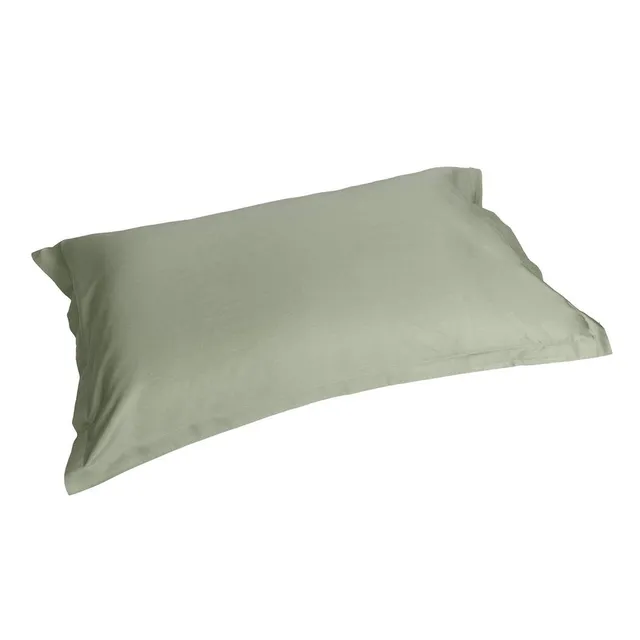 fazzini-trecento-coppia-federe-52x82-verde-in-raso-di-cotone image 1
