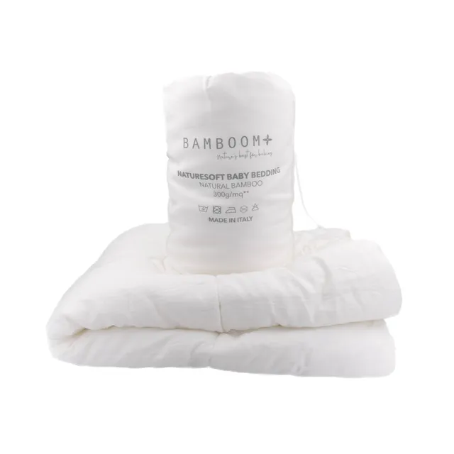 bamboom-piumino-lettino-100x140cm-nature-soft-bamboo-bianco-01 image 1