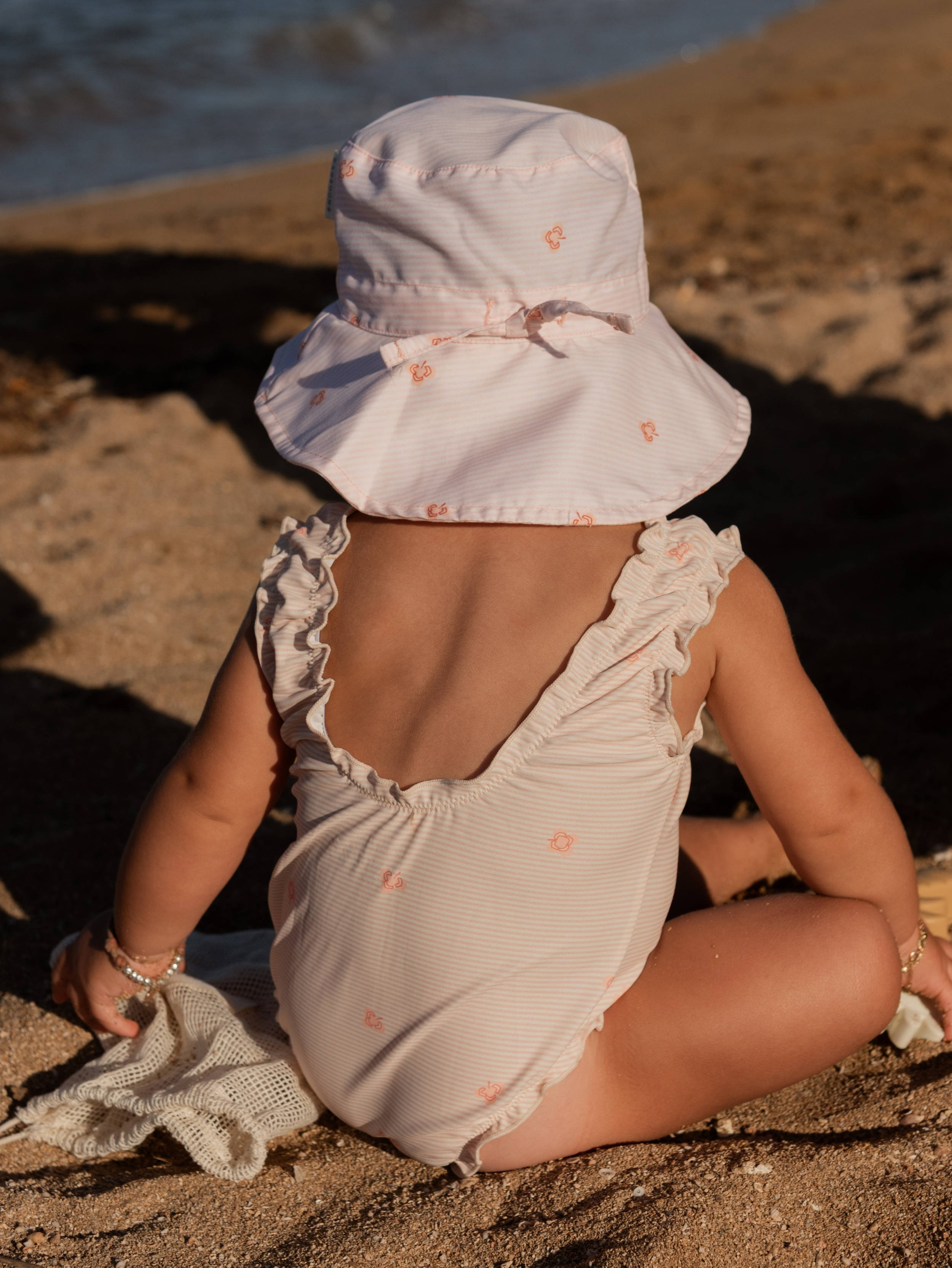 bamboom-cappellino-da-mare-uv50-stripe-and-leaves-433 image 3