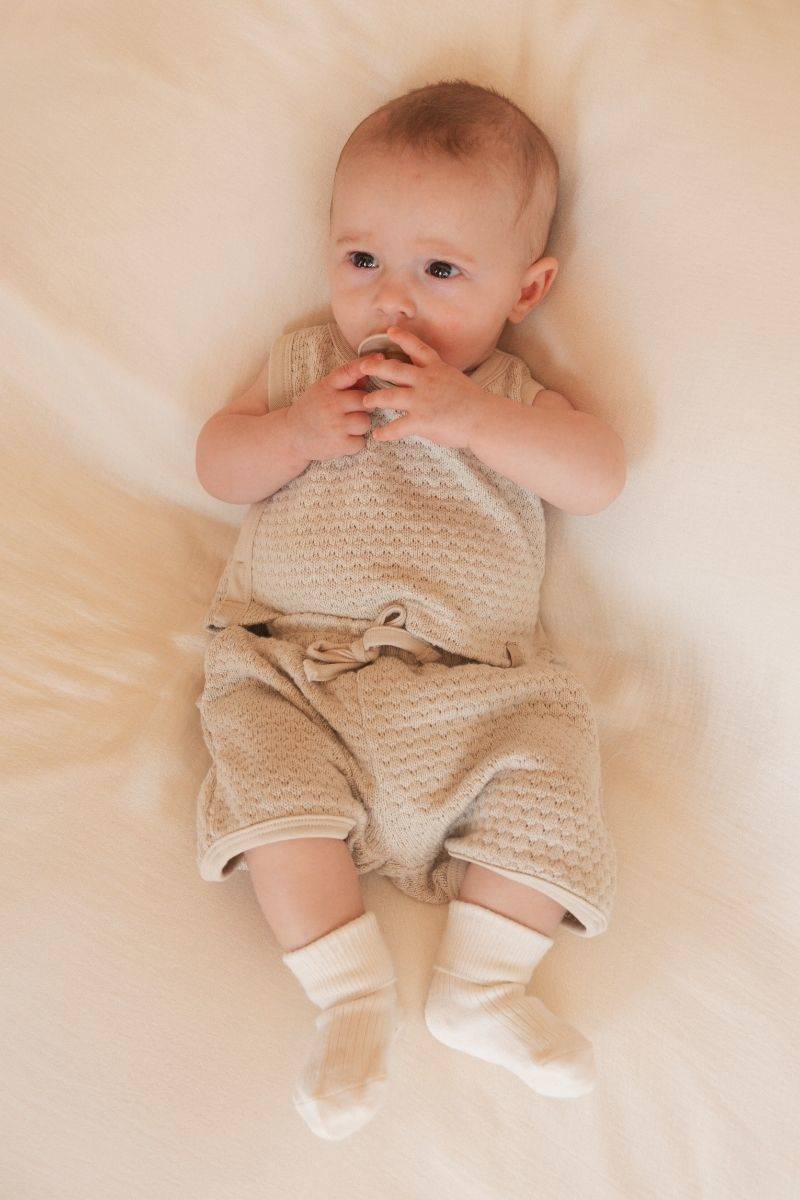 bamboom-pantaloncino-a-maglia-neonato-sand-10 image 5