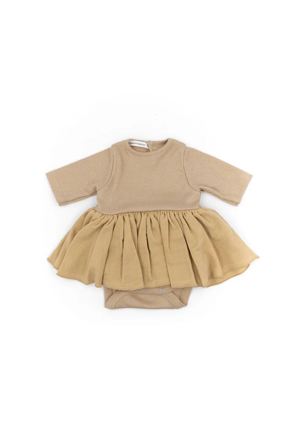 bamboom-body-vestito-bimba-cammello-62 image 1