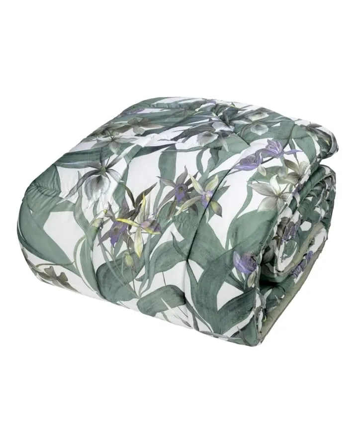 fazzini-amazzonia-trapunta-2-piazze-verde-bianco-amztr23-3 image 1