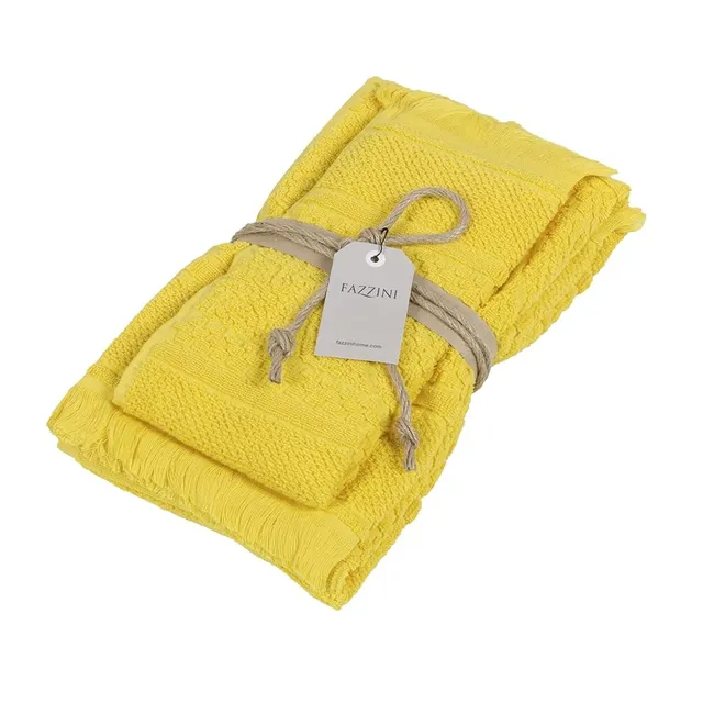 fazzini-dafne-coppia-spugna-1-1-giallo-ospite-asciugamano image 1