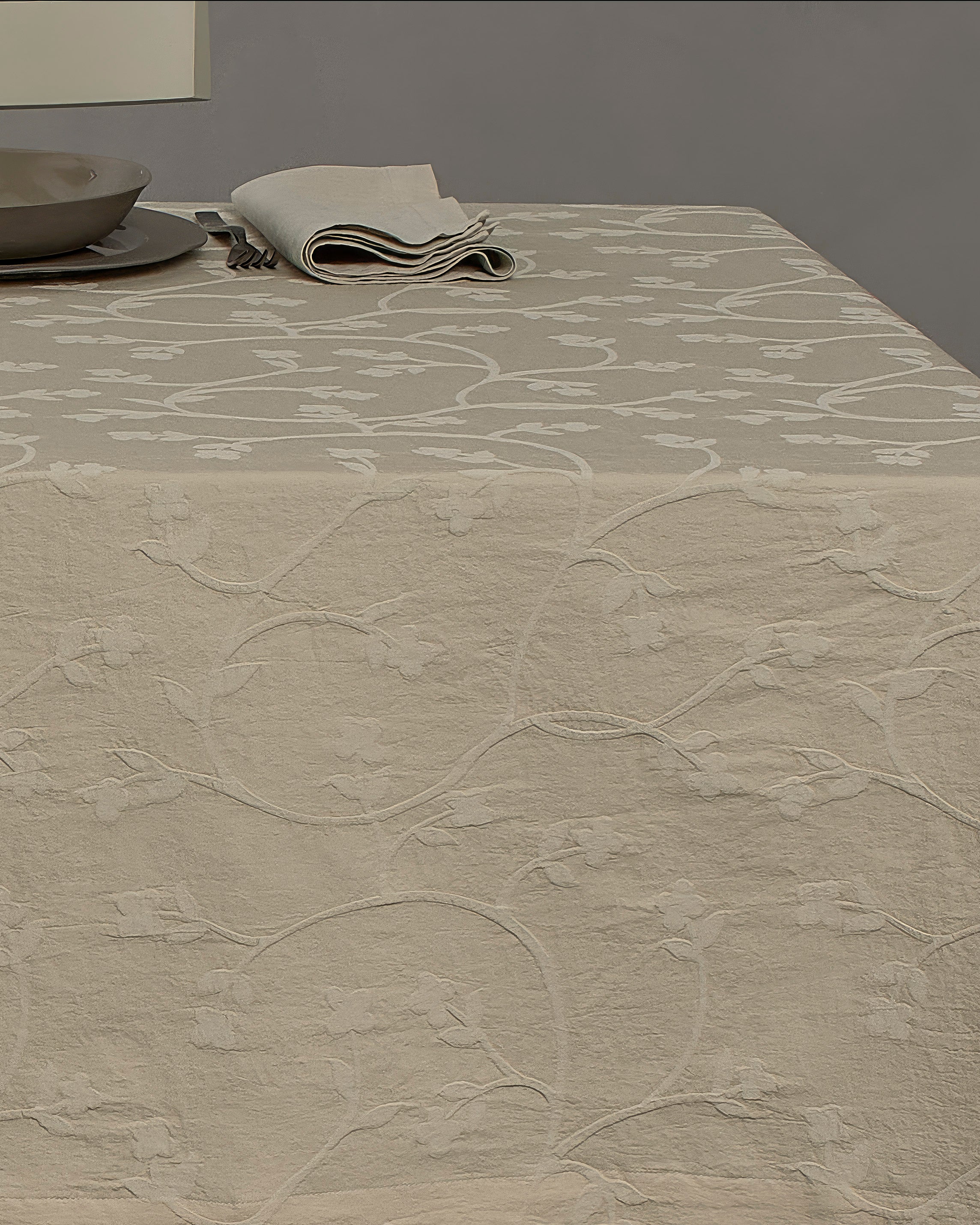 society-limonta-floris-tovaglia-in-cotone-e-abaca-floreale image 1