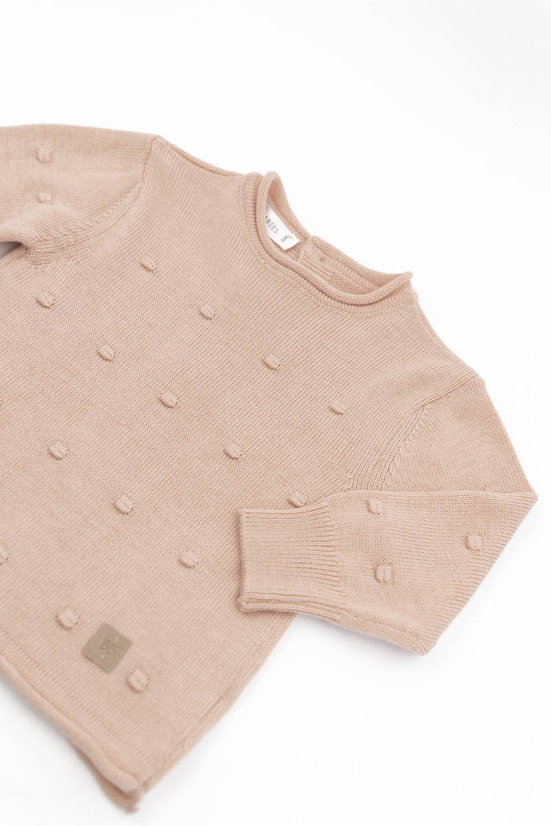 bamboom-maglia-knitted-apertura-dietro-mini-pom-pom-rosa-04-bamb image 2
