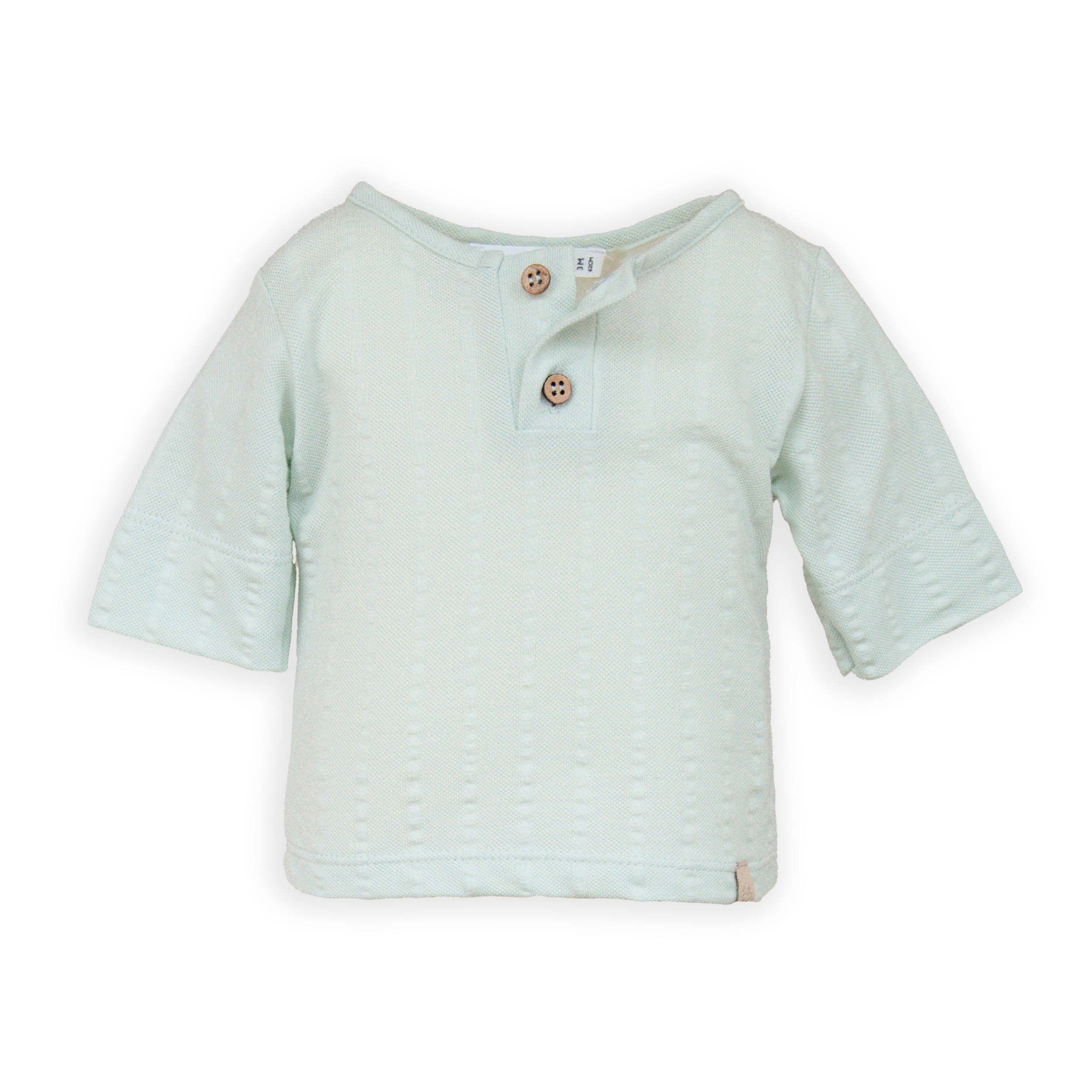 bamboom-t-shirt-polo-manica-corta-blu-blush-125-bimbo image 1