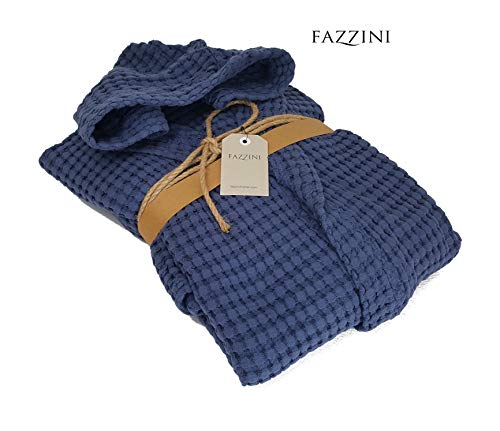 fazzini-nettare-accappatoio-cotone-100-con-cappuccio-quetzal-s-m image 5