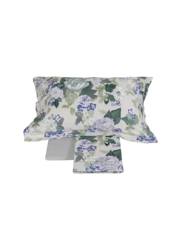 fazzini-ninfa-completo-lenzuola-2-piazze-verde-bianco image 1
