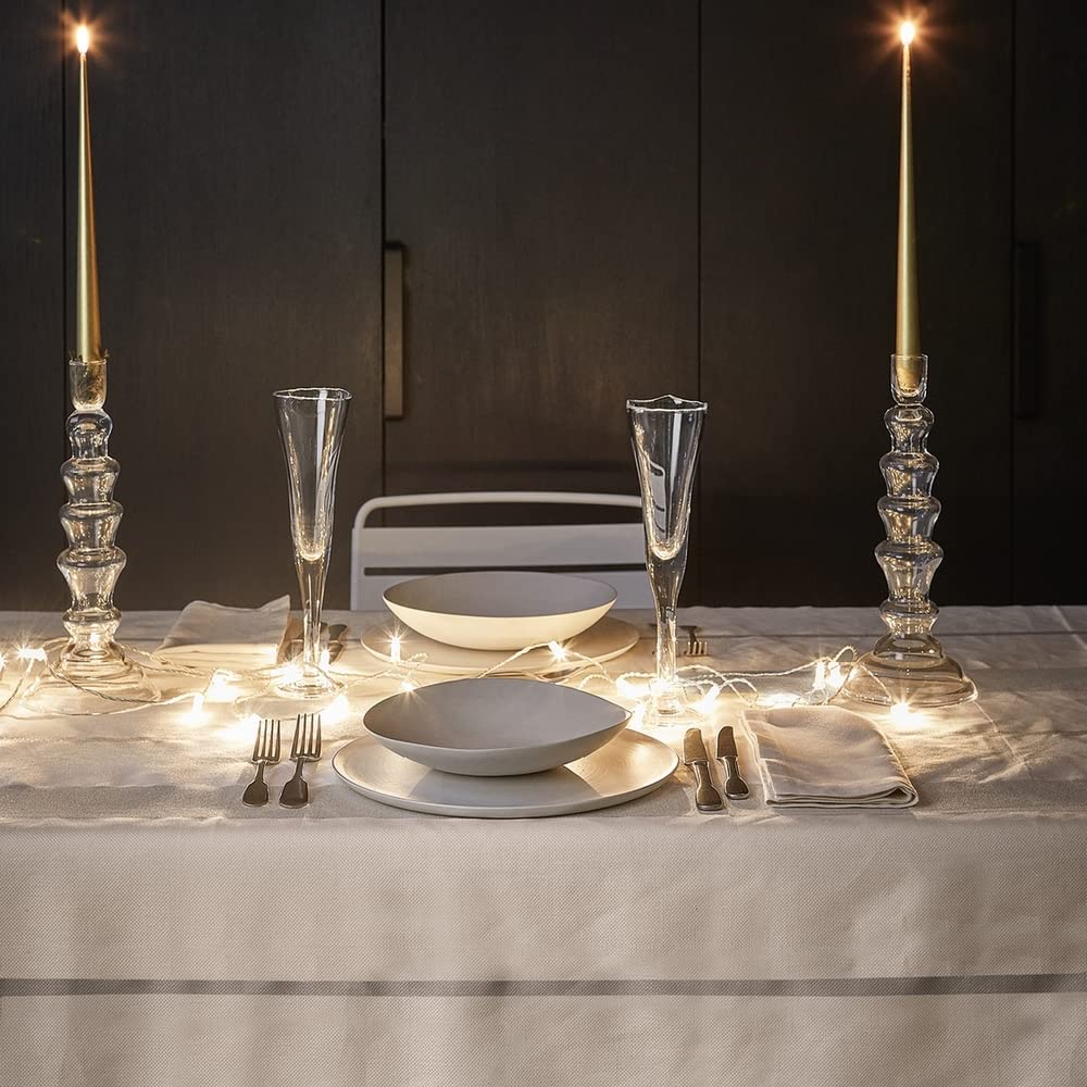 fazzini-party-tovaglia-180x290-cm-sasso-grigio-lino-e-cotone image 2