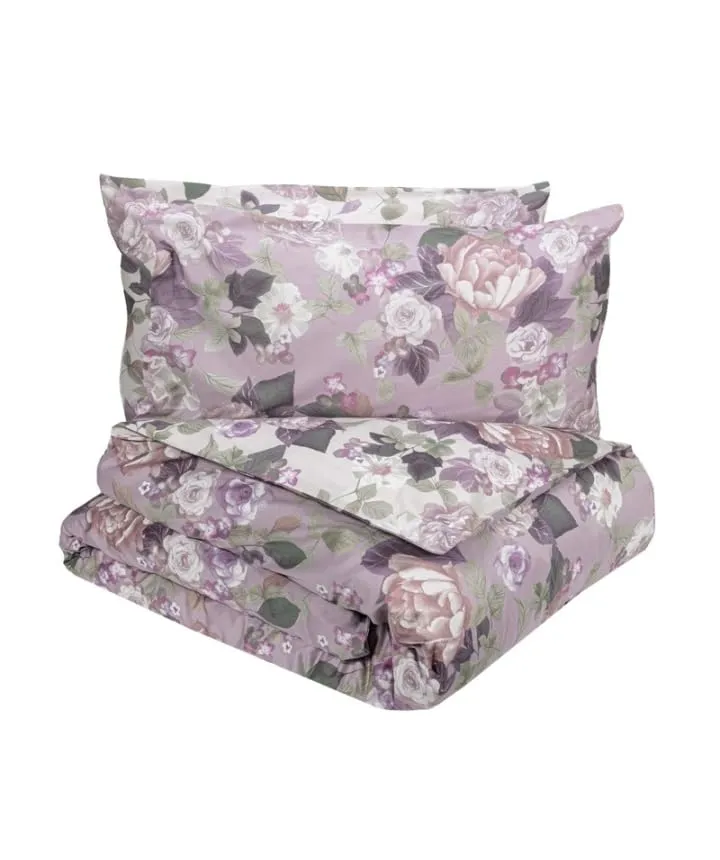 fazzini-ninfa-parure-copripiumino-2-piazze-rosa-lilla image 1