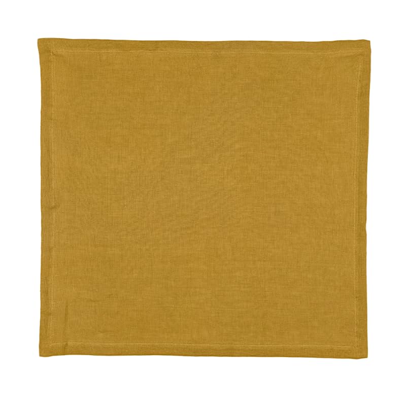fazzini-brera-set-4-tovaglioli-da-th-30x30-cm-ocra image 1