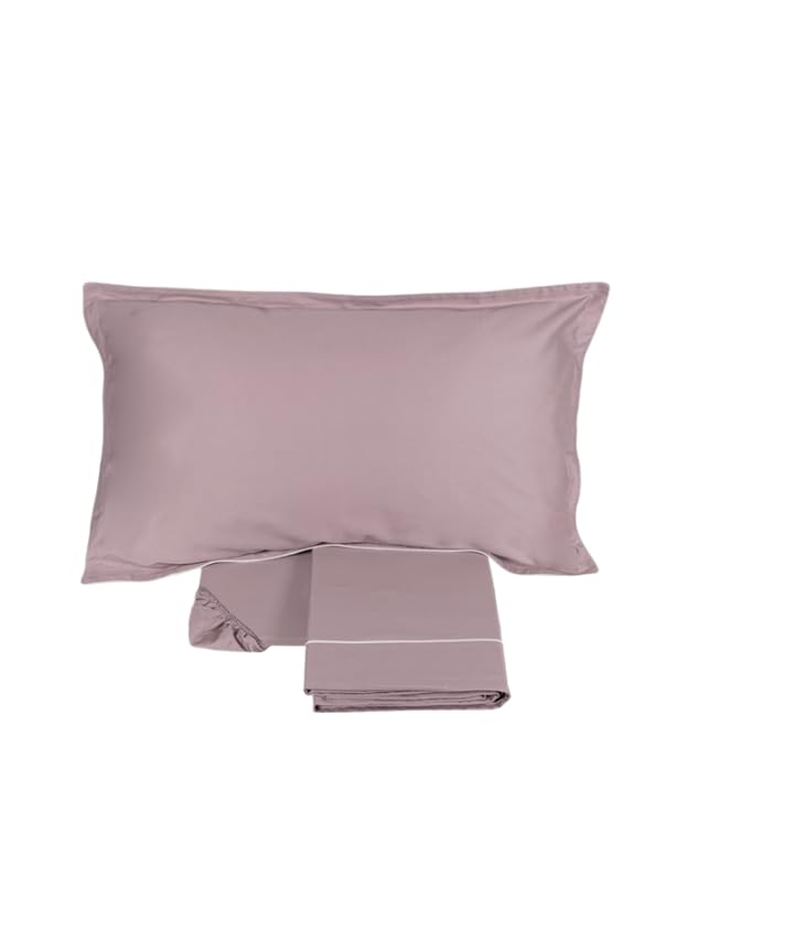 fazzini-deal-completo-lenzuola-2-piazze-rosa-bianco image 4
