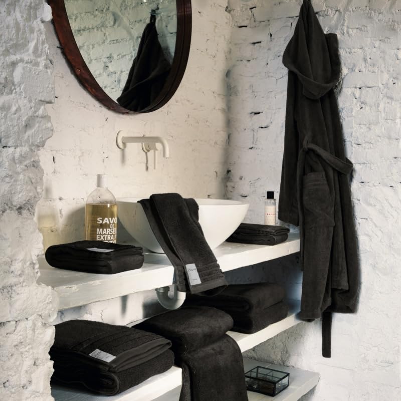 fazzini-coccola-telo-bagno-100x150-cm-in-microcotone-zero-twist-nero image 3