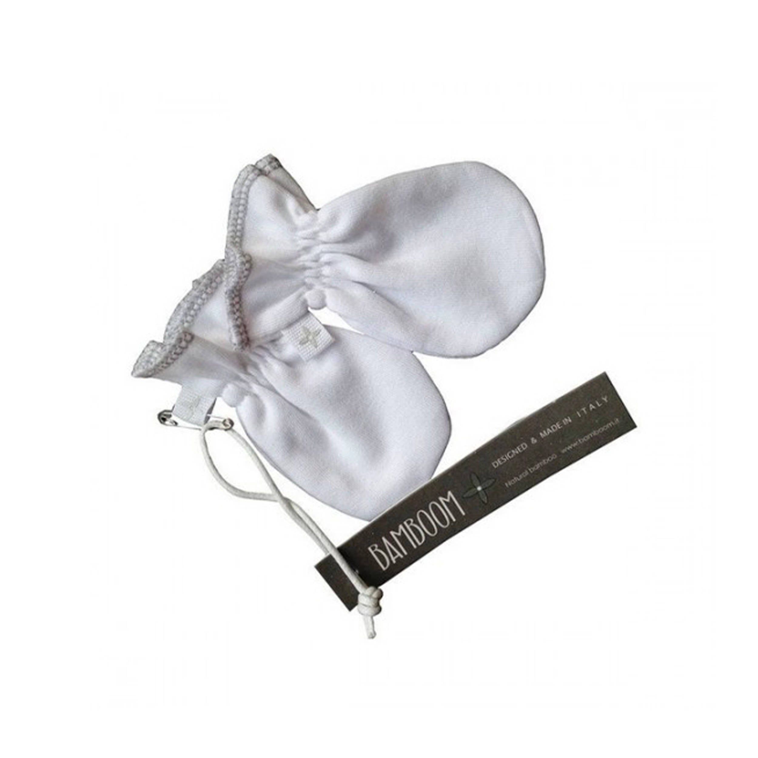 bamboom-pure-guanti-antigraffio-neonato-bianco-01 image 1