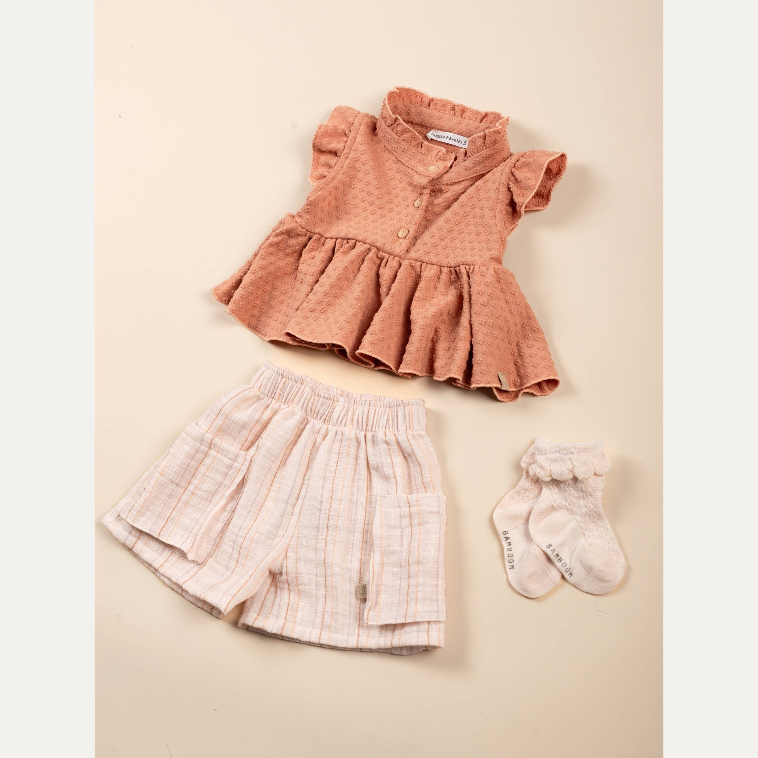 bamboom-camicia-dots-coral-276 image 2