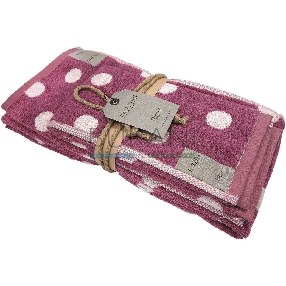 fazzini-pois-coppia-ospite-e-asciugamano-purple-poicopp-277 image 1