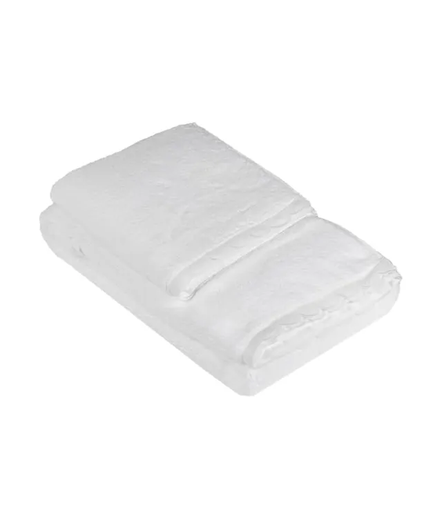 fazzini-castello-coppia-ospite-e-asciugamano-bianco-cascopp-aa image 1