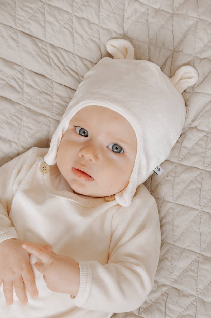 bamboom-cappellino-bambino-in-velluto-avorio-29 image 3