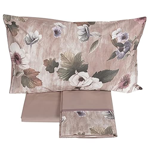 fazzini-velvet-completo-lenzuola-2-piazze-rosa-ipoallergenico image 2