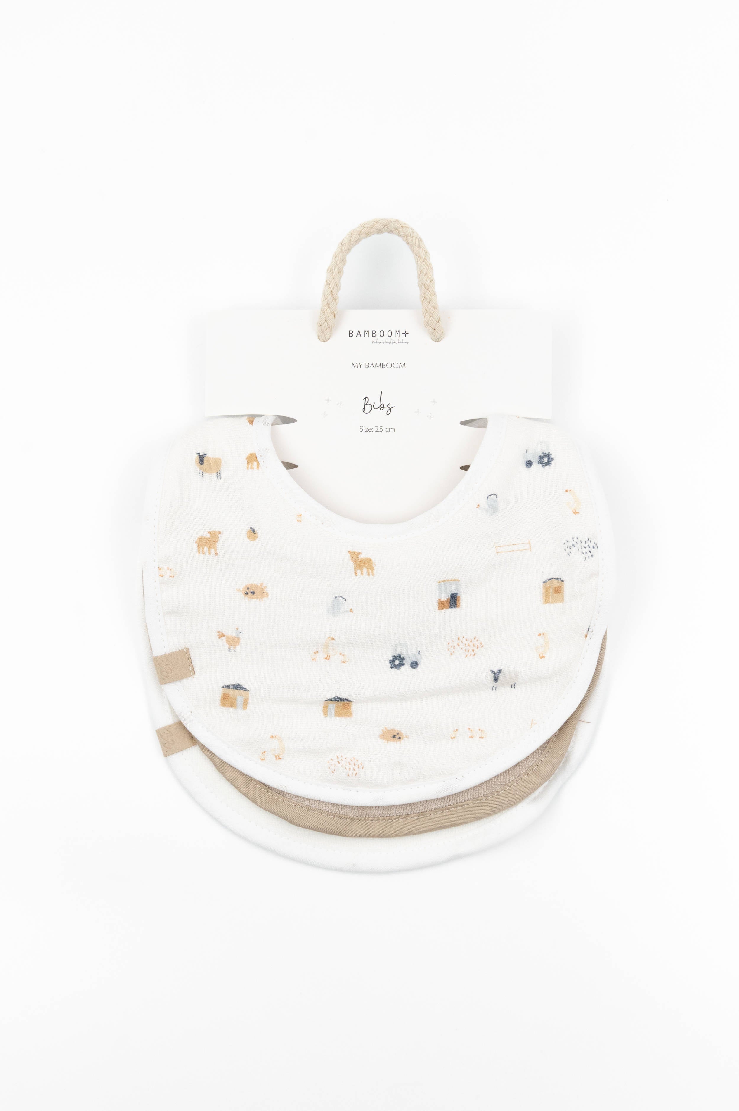 bamboom-bib-set-3-pezzi-the-farm-133-bavaglini image 6