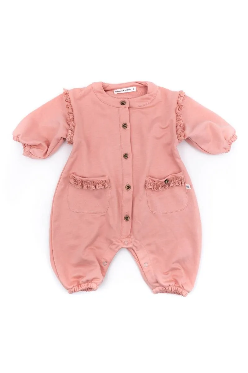 bamboom-tutina-a-palloncino-217-rosa-scuro-pagliaccetto-neonata image 1