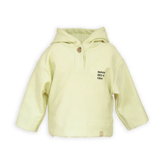 bamboom-lime-120-hoodie-con-stampa-logo-cod-853 image 1