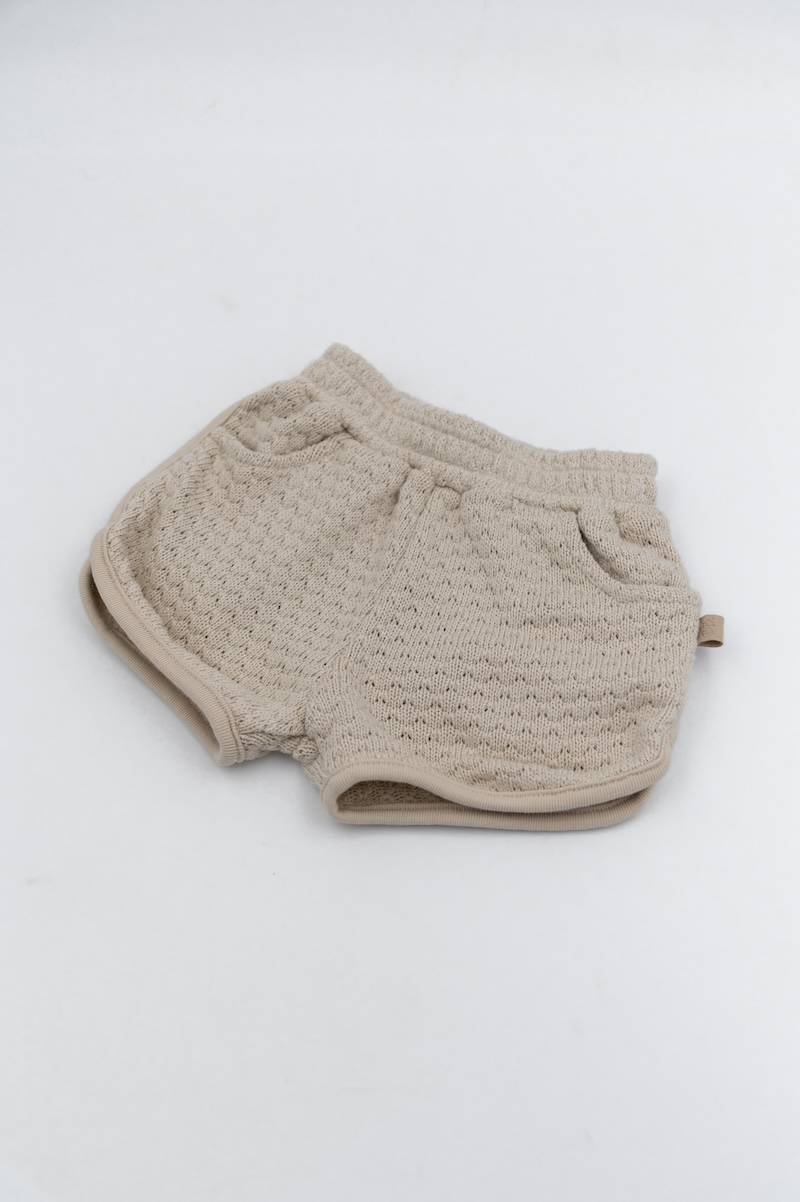 bamboom-pantaloncino-a-maglia-neonato-sand-10 image 2