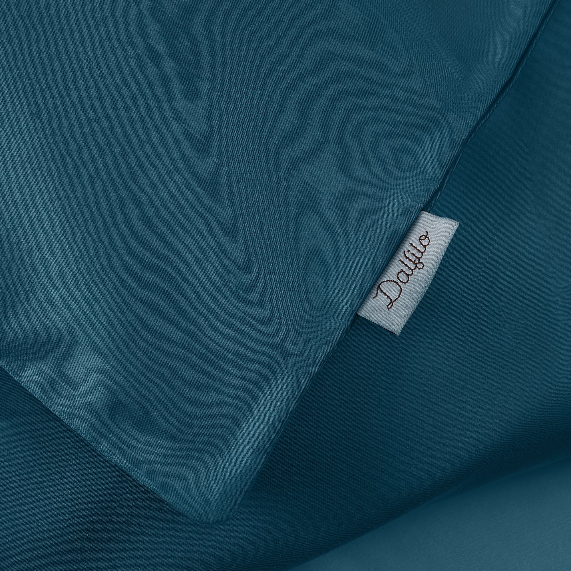 dalfilo-classica-lenzuolo-sopra-in-cotone-petrolio-outlet image 3