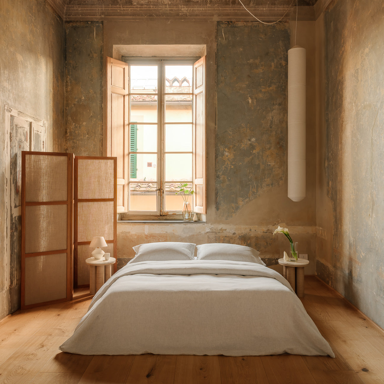 dalfilo-copripiumino-in-puro-lino-super-soft-righe-grigio-bianco image 5