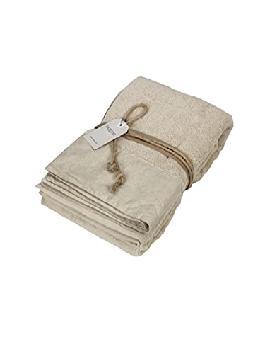 fazzini-galuchat-telo-bagno-100x150-cm-in-spugna-puro-cotone-500-g-m2-panna image 2