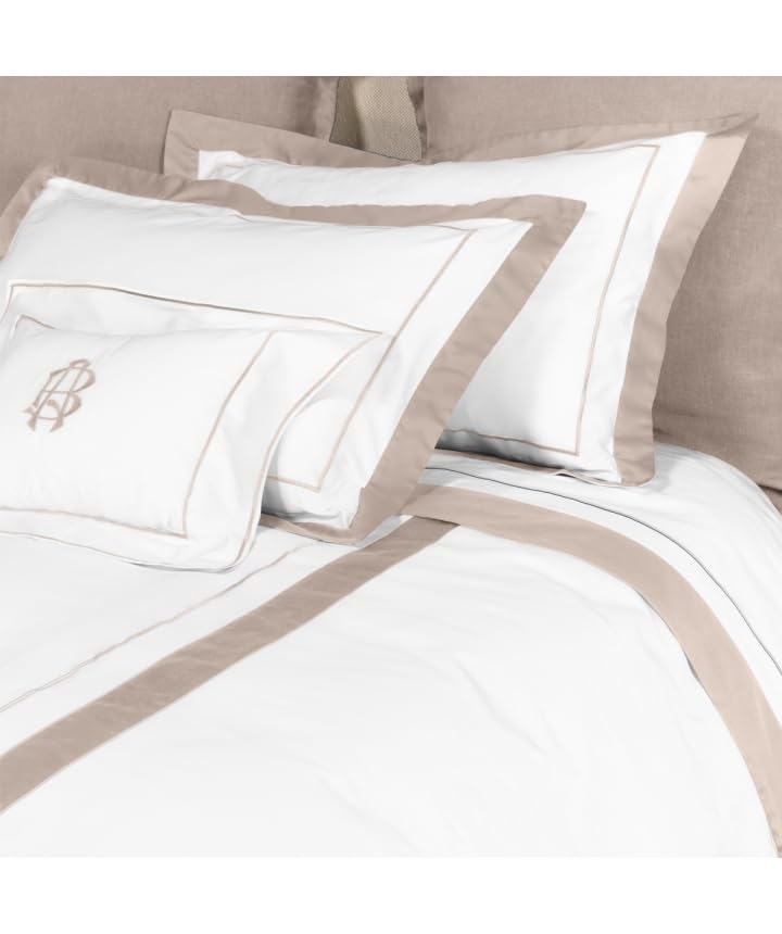 fazzini-atelier-darsena-completo-lenzuola-2-piazze-bianco-corda-100-cotone image 2