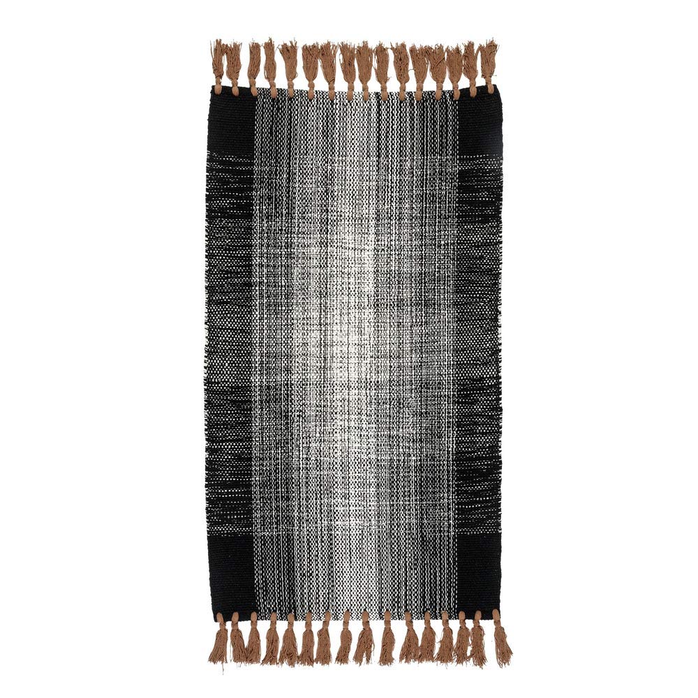 fazzini-sale-e-pepe-tappeto-in-cotone-tessuto-a-mano-60x110-cm-caramello image 1