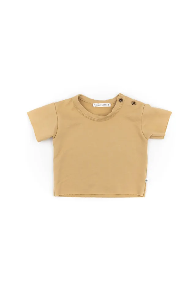 bamboom-shirt-jogging-maniche-corte-bimbo-cammello-212 image 1