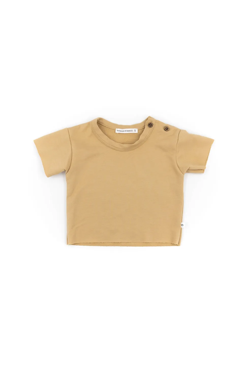 bamboom-shirt-jogging-maniche-corte-bimbo-cammello-212 image 1