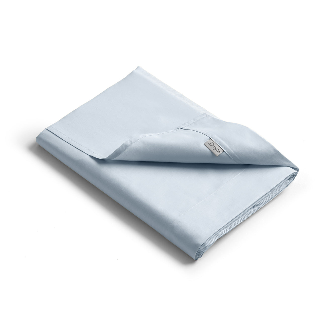 dalfilo-lenzuolo-sopra-in-cotone-naturale-azzurro image 1