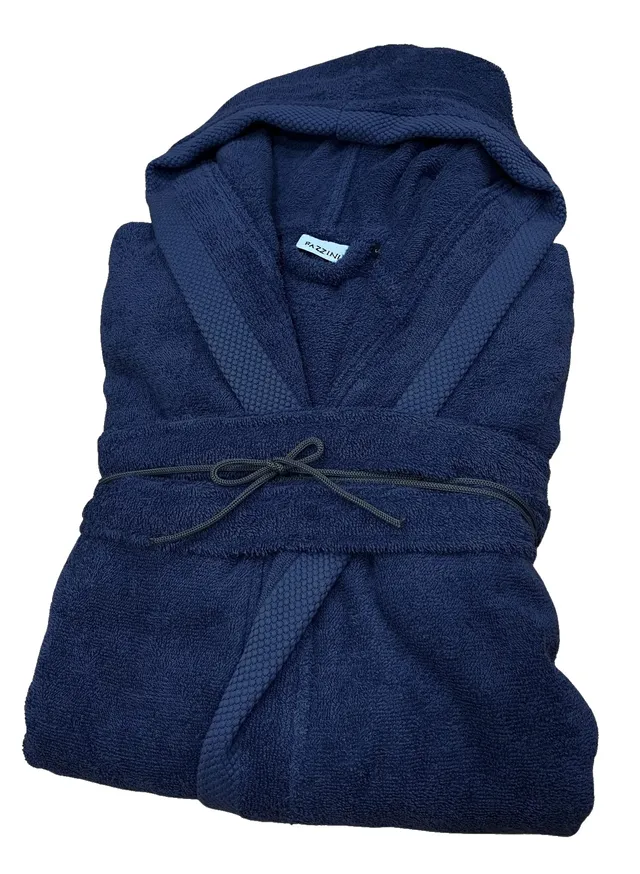 fazzini-fitness-accappatoio-unisex-in-spugna-di-cotone-con-cappuccio image 1