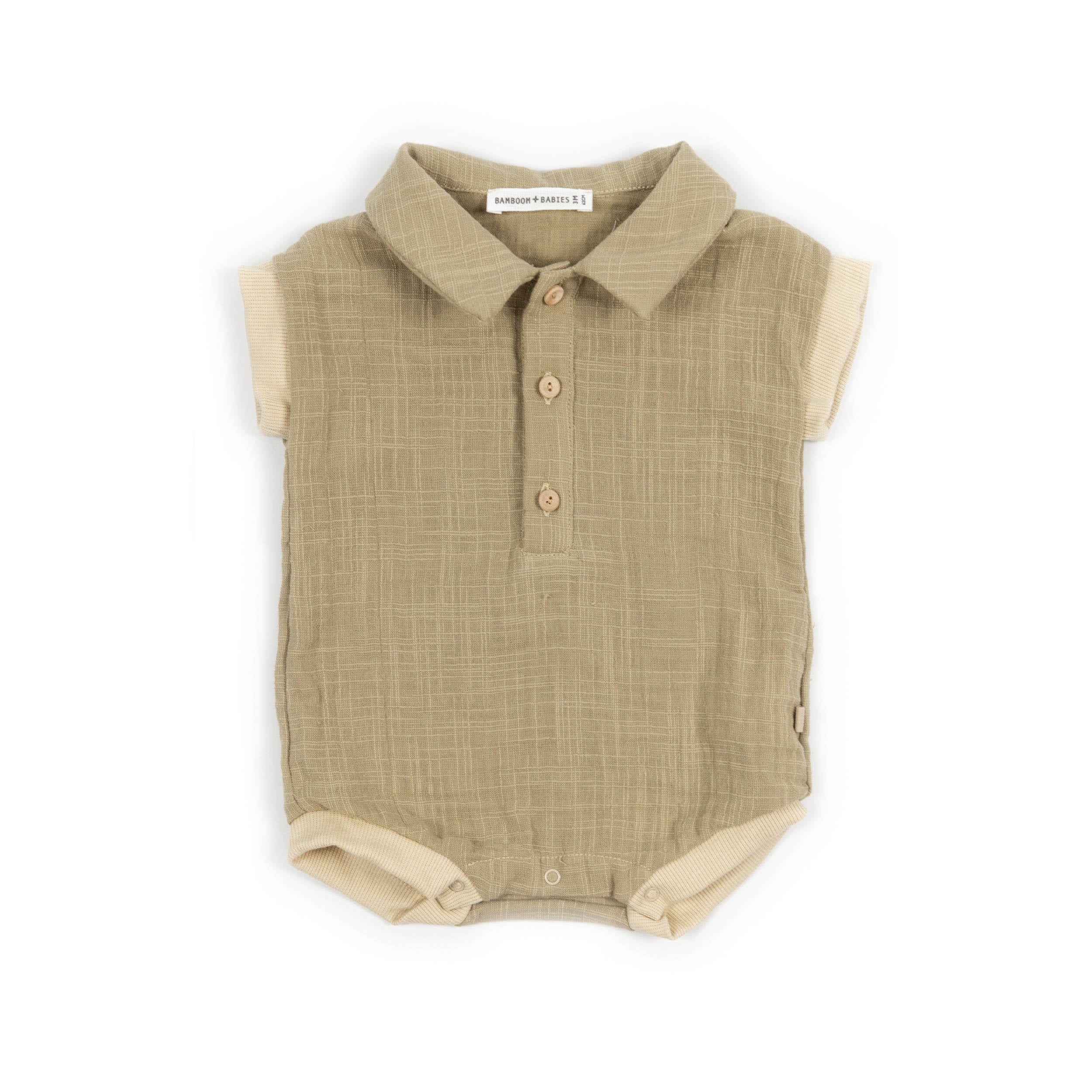 bamboom-pagliaccetto-polo-mustard-270-in-bamb-e-cotone image 1